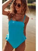 Costum de baie cu volane, albastru K16 - Magazin online - Boutique